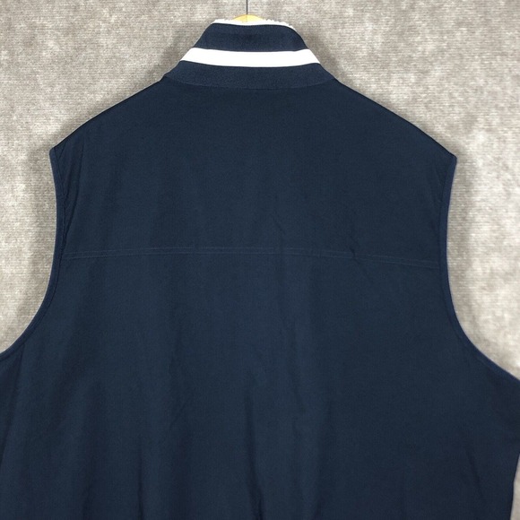 Solaris Vest 2XB Big Man Reversible Navy Cream Multi-Climate Sherpa Full Zip - Picture 8 of 14